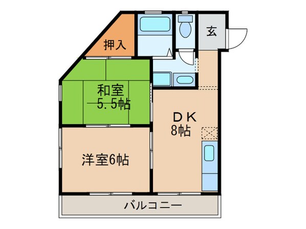 ラ・シャンス中央公園の物件間取画像